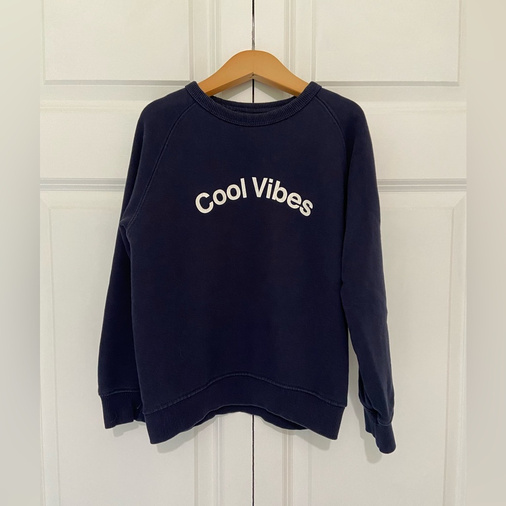 Zara Kids Boys Navy Cool Vibes Sweatshirt